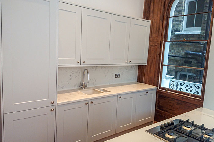 Custom fitted kitchen installation London