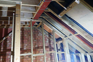 Loft Conversion under construction
